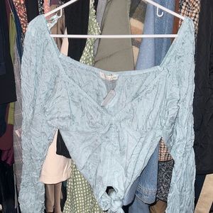 Boutique style off the shoulder top